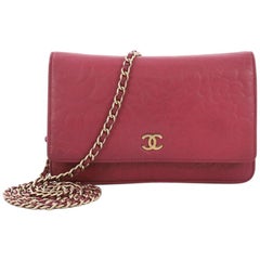 Chanel Wallet on Chain Camellia Lambskin