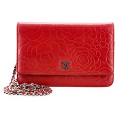 Chanel Wallet on Chain Camellia Lambskin