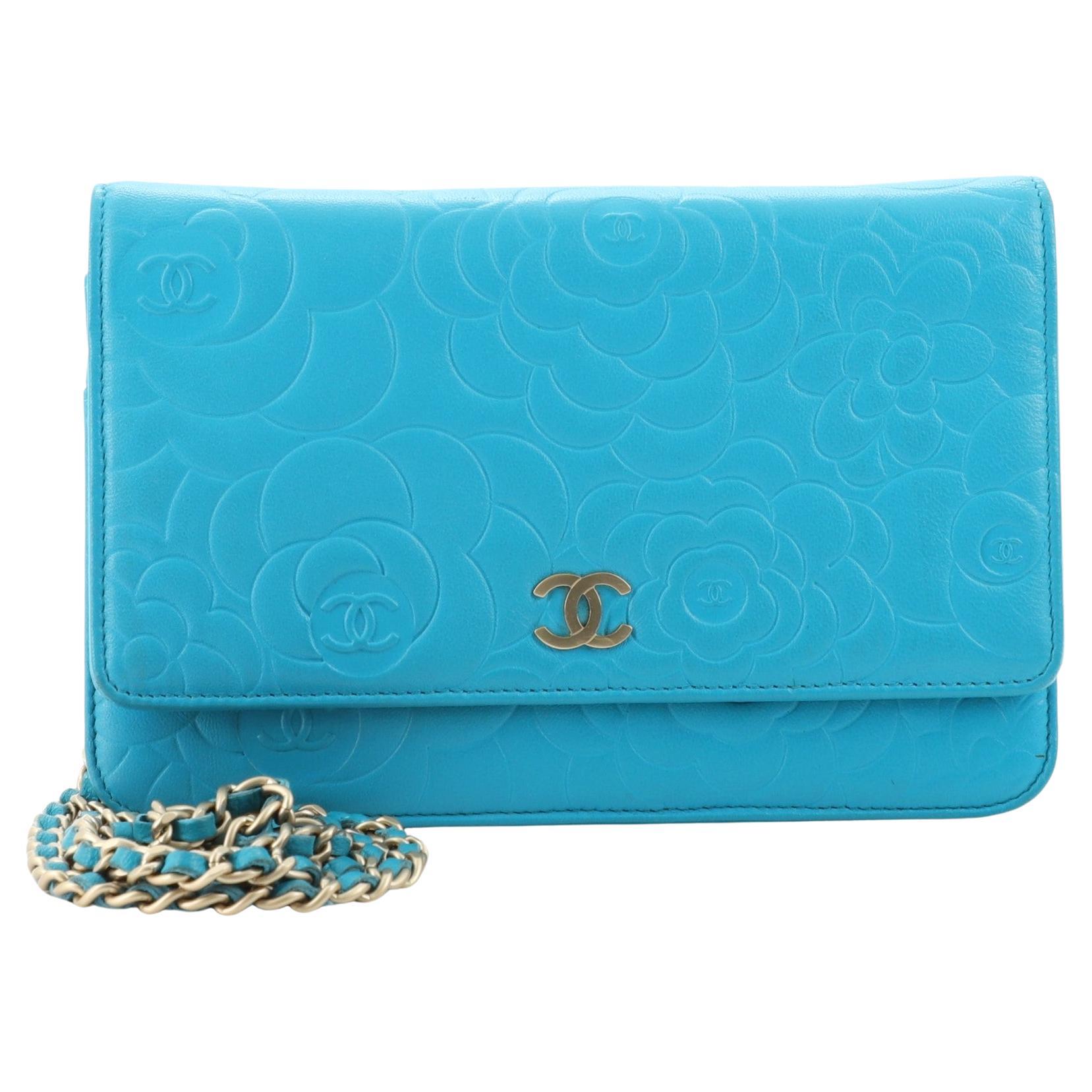 Chanel Wallet on Chain Camellia Lambskin For Sale at 1stDibs