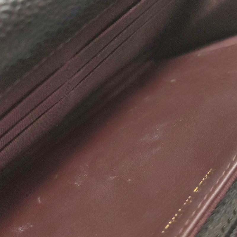 Chanel Wallet on Chain Classic Flap Black Caviar Leather Gold Hardware 2018-19 en vente 6