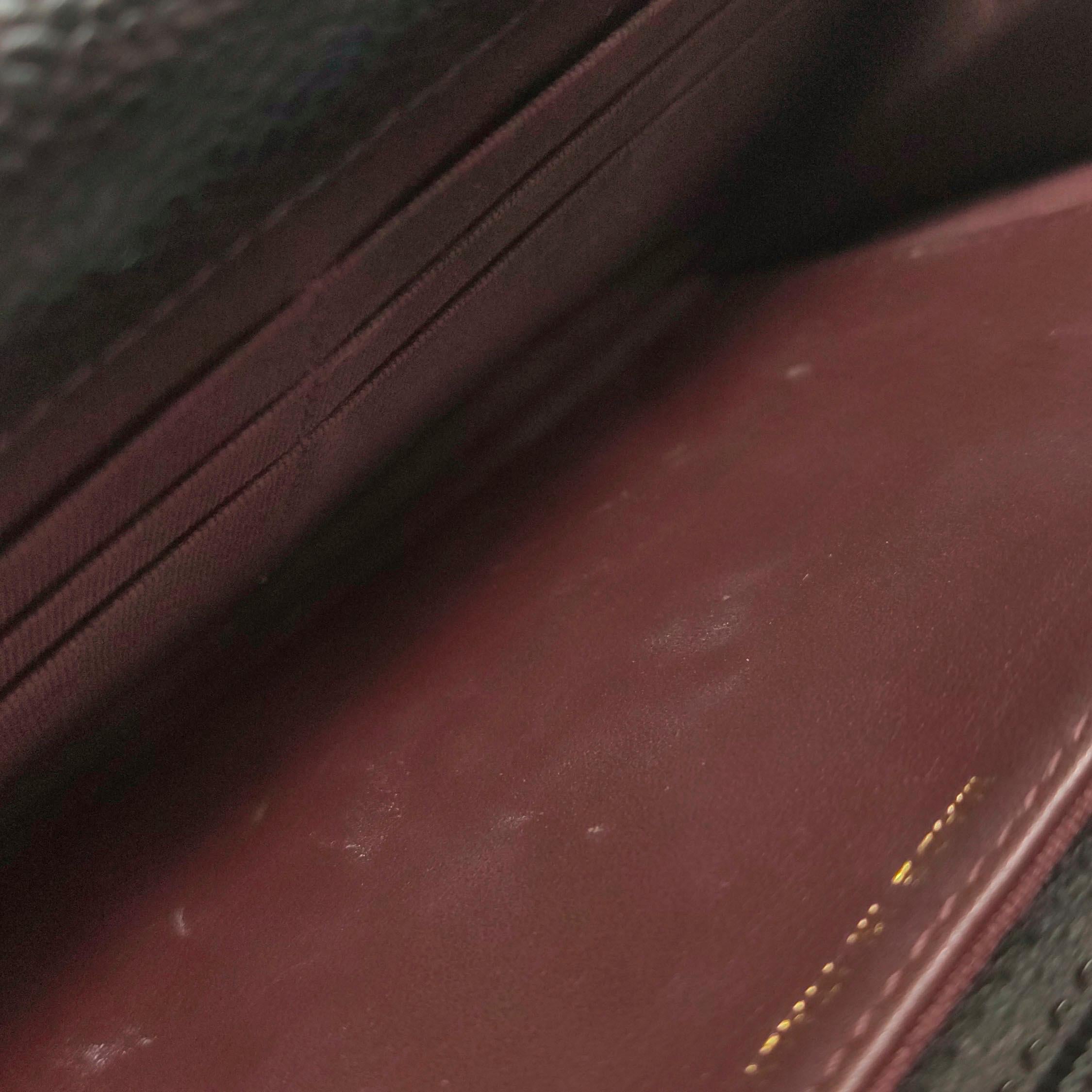 Chanel Wallet on Chain Classic Flap Black Caviar Leather Gold Hardware 2018-19 en vente 3