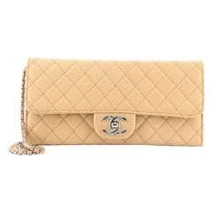 Chanel Wallet On Chain Clutch Quilted Lambskin East West