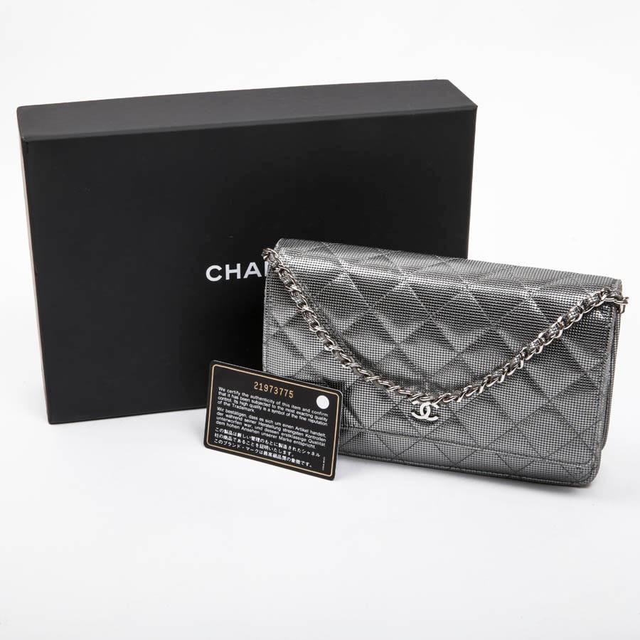 CHANEL 'Wallet on Chain' Flap Bag in Metallic Leather 2