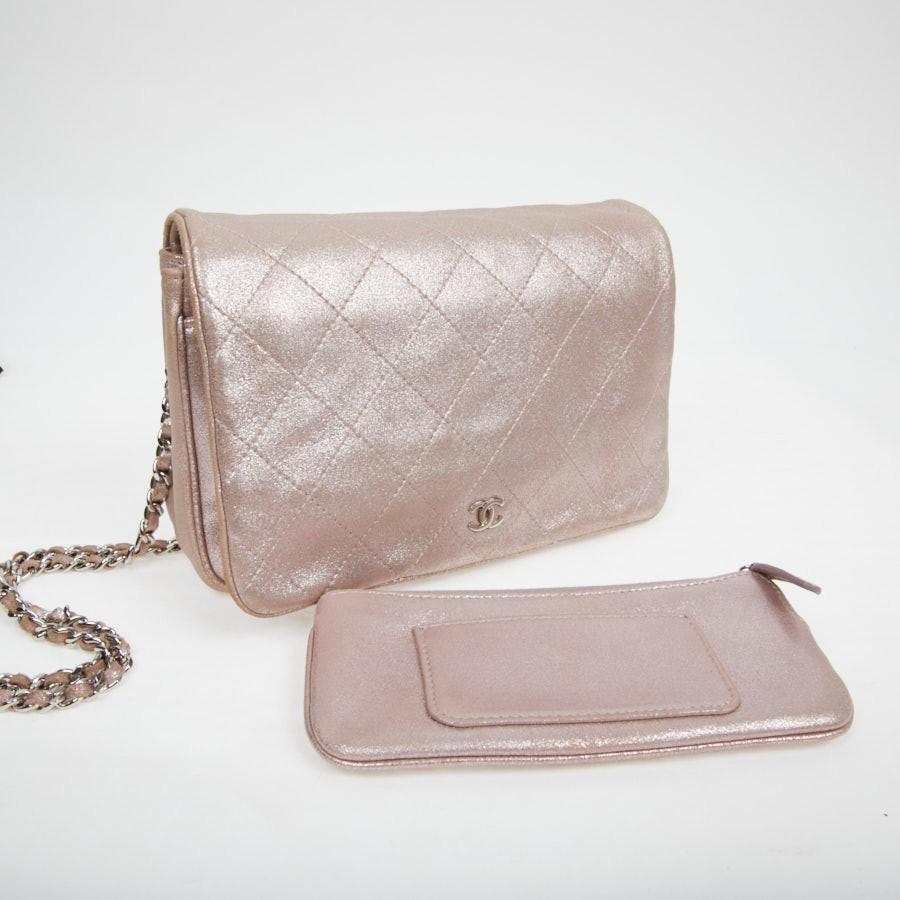 Chanel 'Wallet on Chain' Flap Bag in Pink Leather 11