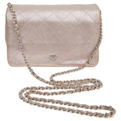 Chanel 'Wallet on Chain' Flap Bag in Pink Leather