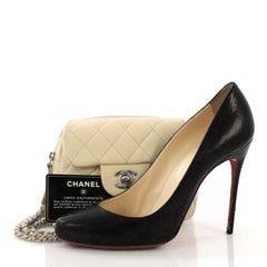 Chanel Wallet on Chain Flap Bag Quilted Caviar Mini