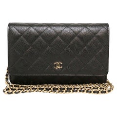 Chanel Wallet on Chain in Black Caviar Calfskin