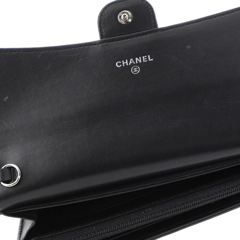 Chanel Wallet on Chain Iridescent Ombre Lizard East West 2