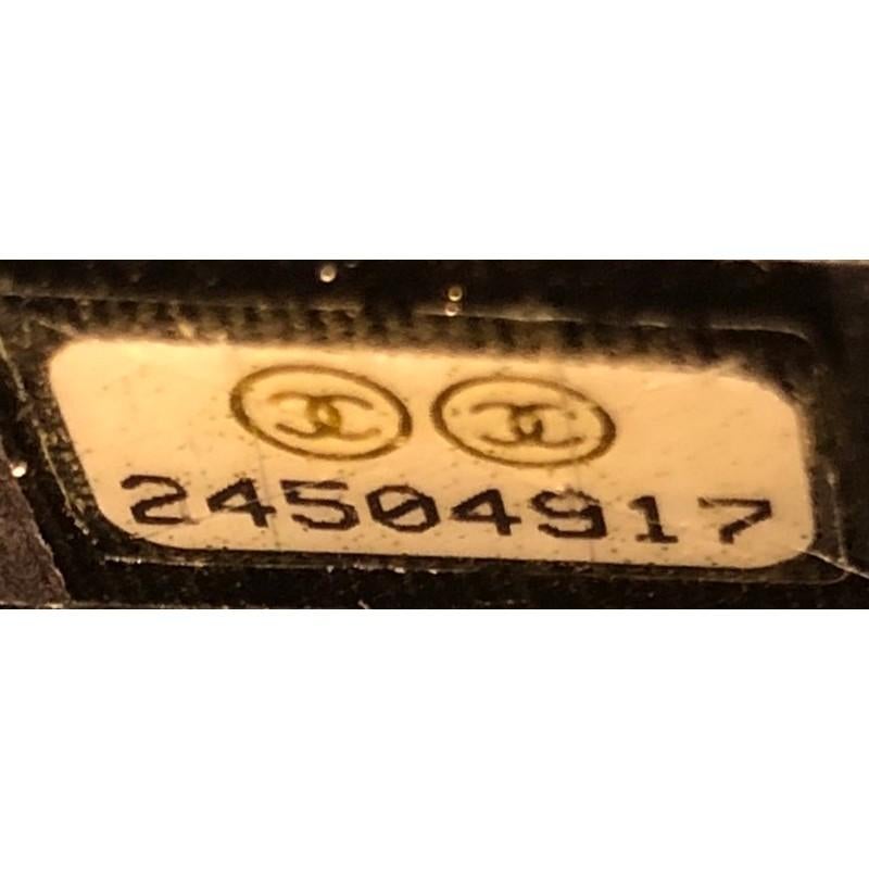 Chanel Brieftasche an Kette Perle verschönert Samt 5