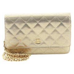 Chanel Wallet on Chain Pixel Effect Quilted Calfskin
