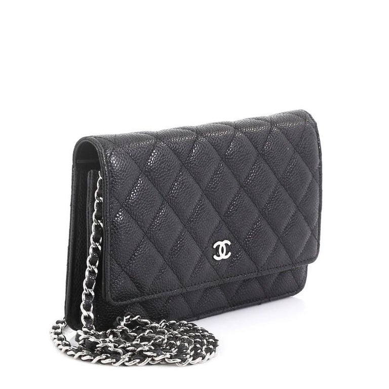 Chanel Wallet On Chain Quilted Caviar