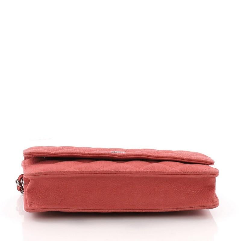 Women's or Men's Chanel Wallet on Chain Quilted Caviar