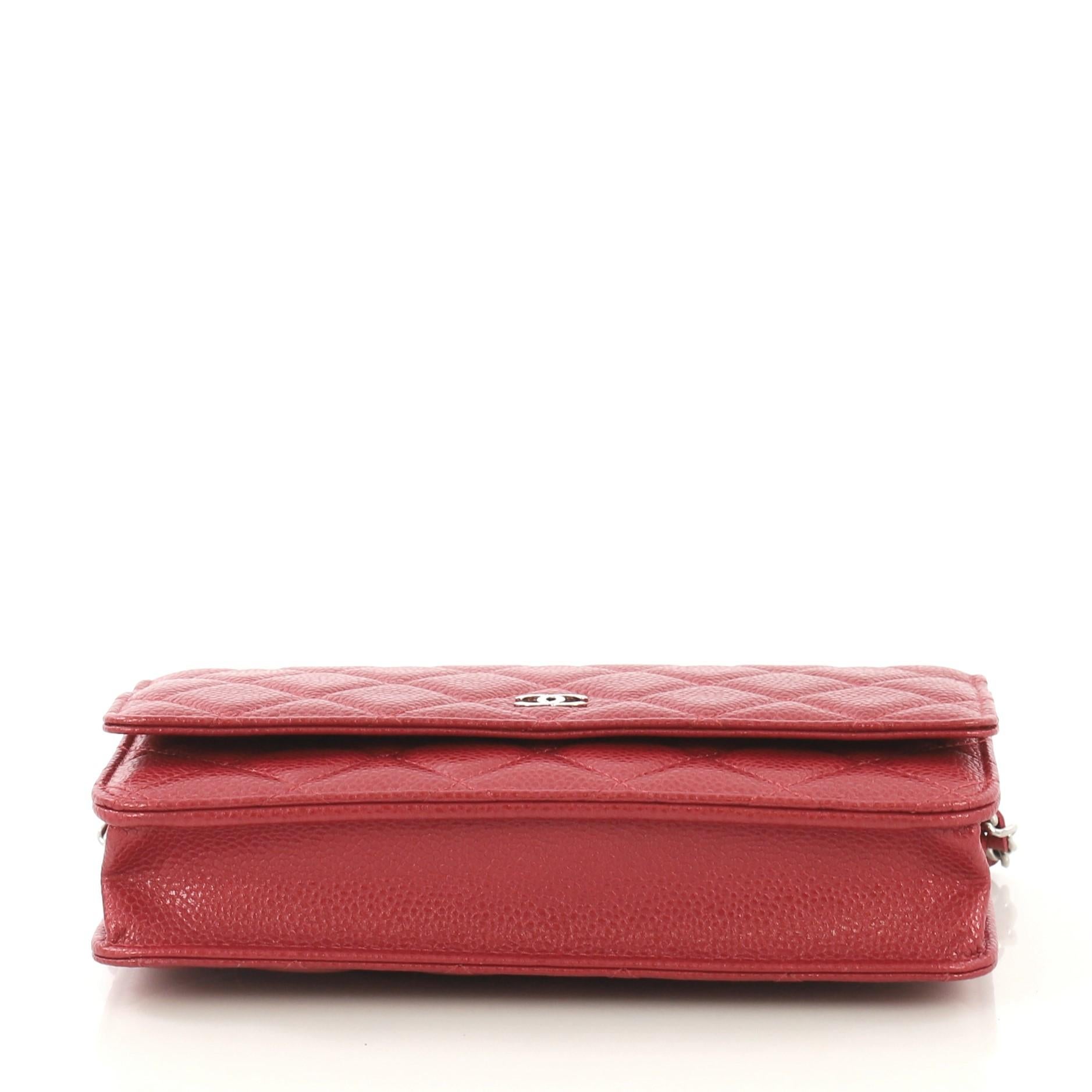 Women's Chanel Wallet on Chain Quilted Caviar