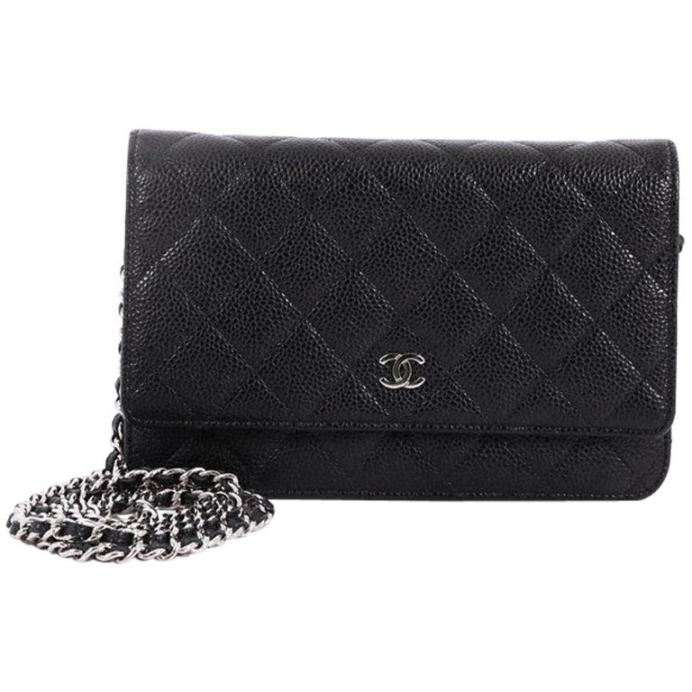 Chanel Wallet on Chain Quilted Caviar