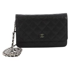 Chanel Wallet on Chain Quilted Caviar