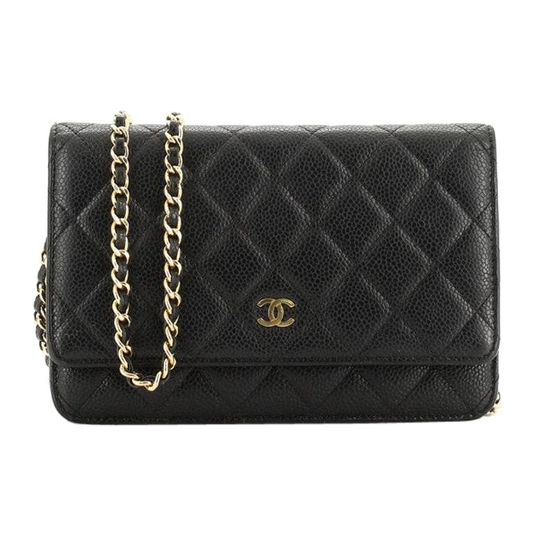 Chanel Wallet On Chain Quilted Caviar at 1stDibs