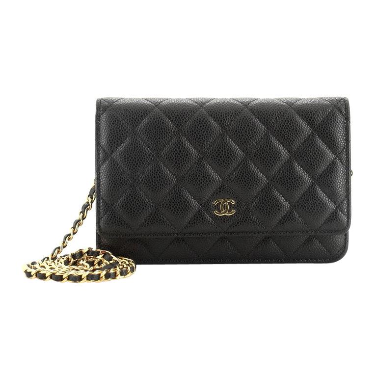 Chanel Wallet On Chain Quilted Caviar at 1stDibs
