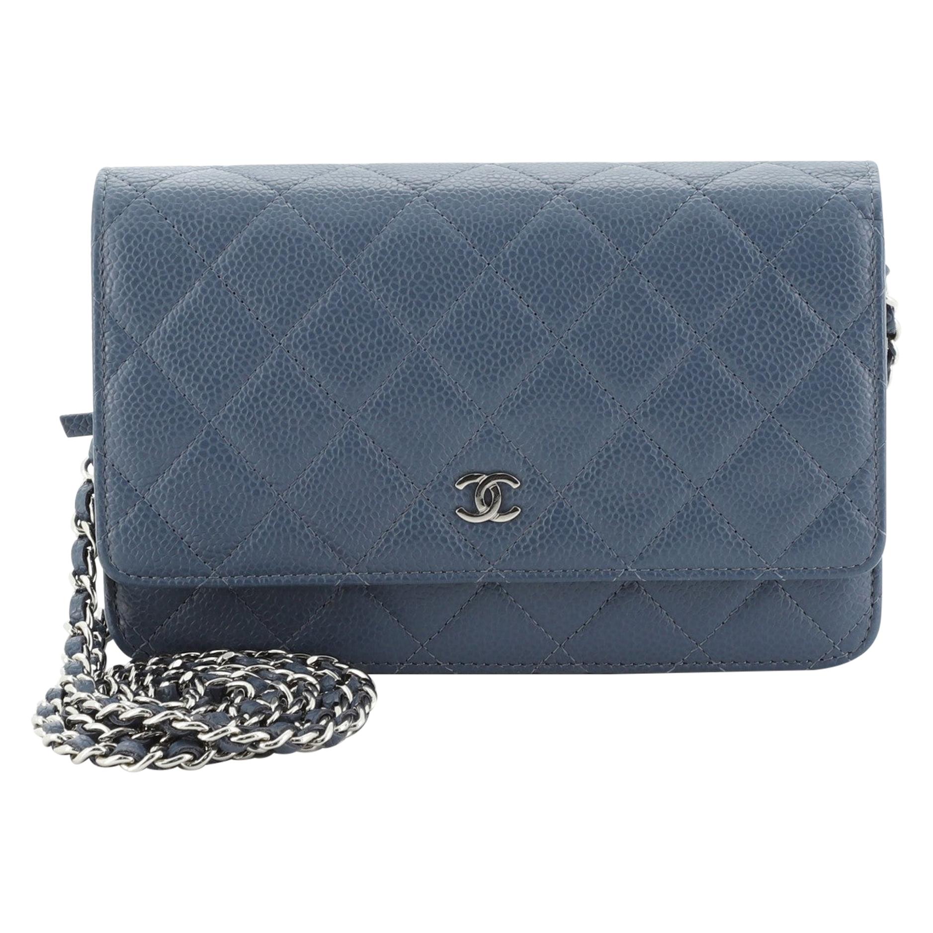 Chanel Wallet on Chain Quilted Caviar at 1stDibs