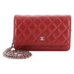 Chanel Woc Red - 6 For Sale on 1stDibs  chanel woc red caviar, chanel  wallet on chain red caviar, chanel woc red lambskin