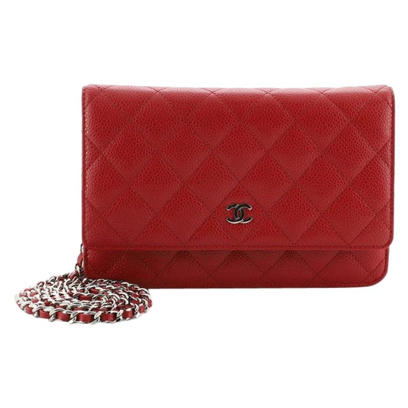 Chanel Wallet on Chain Quilted Caviar