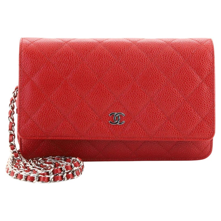 Chanel Wallet on Chain Quilted Caviar at 1stDibs