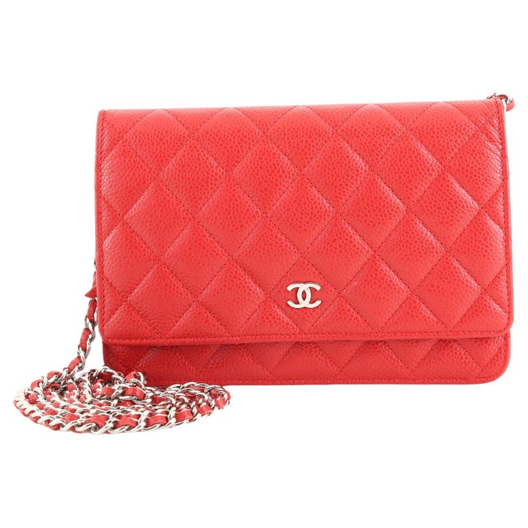 Chanel Wallet on Chain Quilted Caviar For Sale at 1stDibs