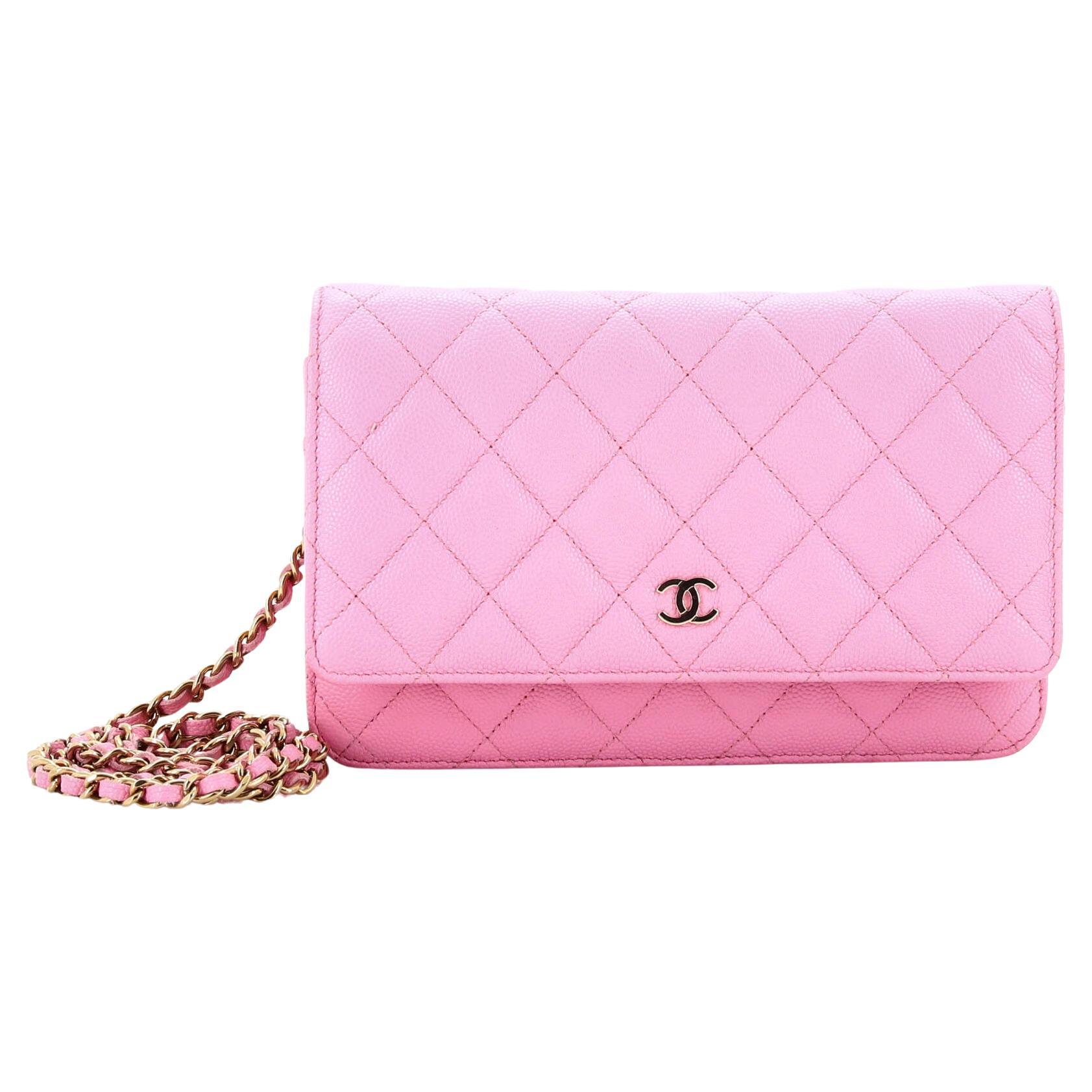 Chanel Wallet on Chain Quilted Caviar