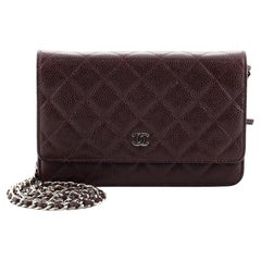 Chanel Wallet on Chain Quilted Caviar Mini