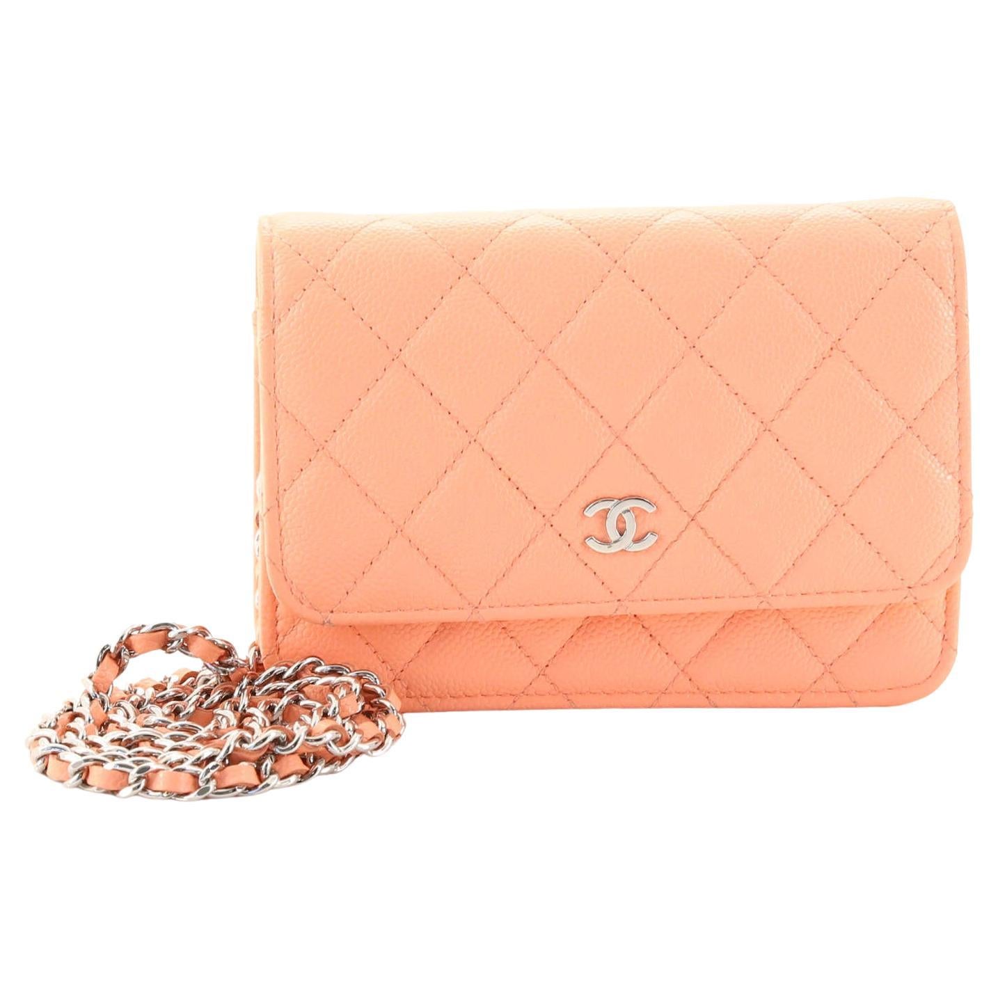 Chanel Wallet on Chain Quilted Caviar Mini at 1stDibs
