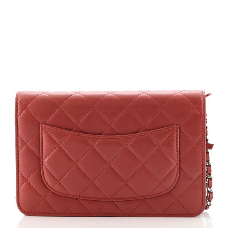 Chanel Wallet on Chain Quilted Lambskin In Good Condition In NY, NY