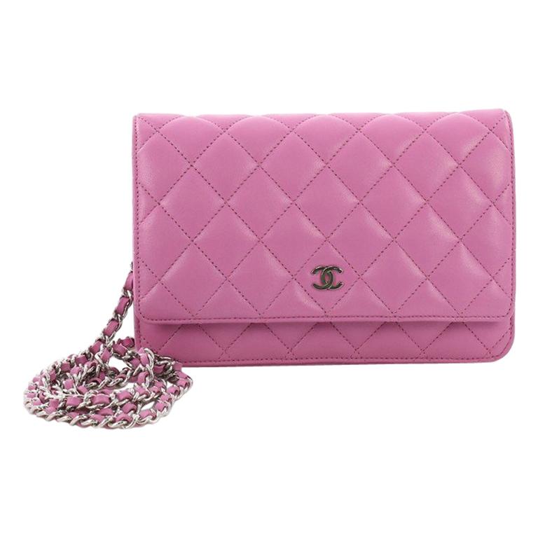 Chanel Wallet on Chain Quilted Lambskin at 1stDibs