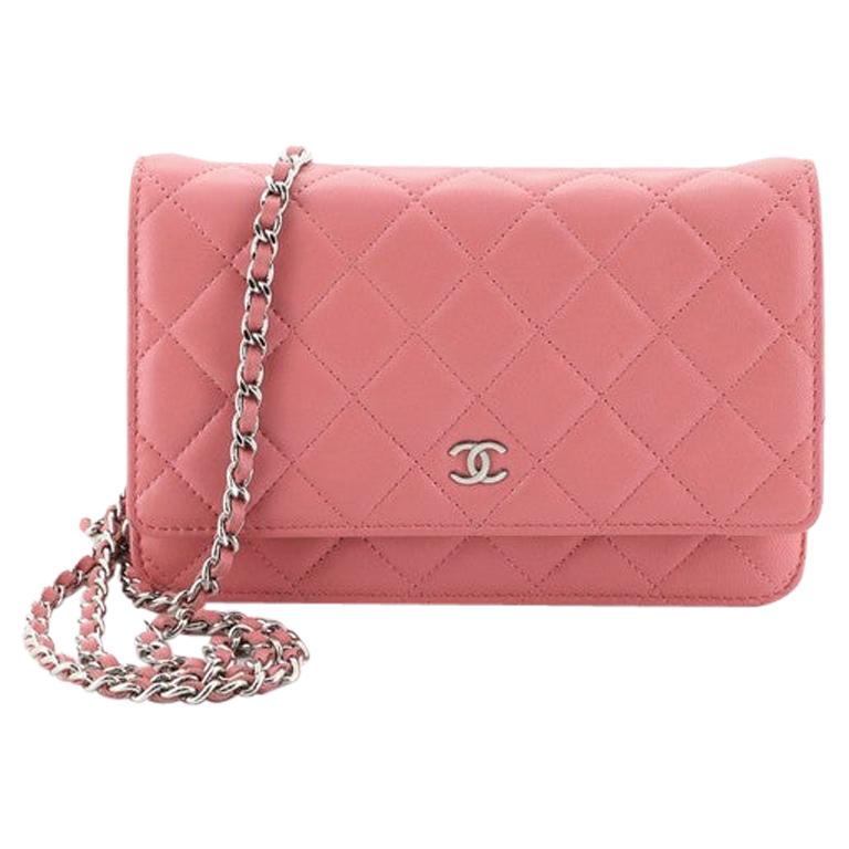 Chanel Wallet on Chain Quilted Lambskin For Sale at 1stdibs