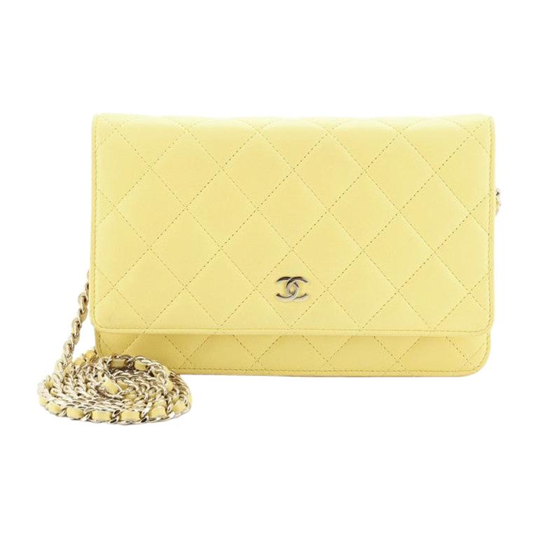 Chanel Wallet On Chain Quilted Lambskin at 1stDibs