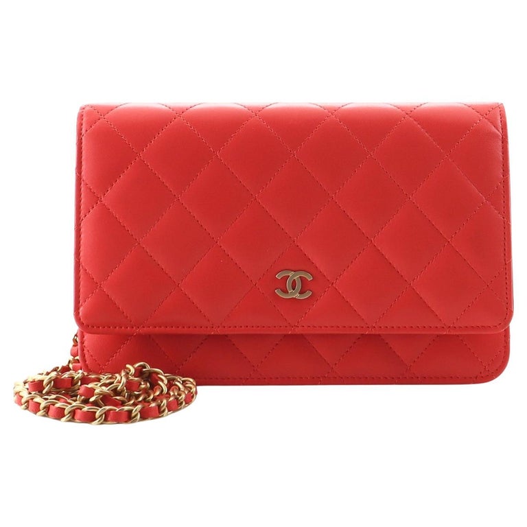 Chanel Wallet on Chain Quilted Lambskin For Sale at 1stDibs
