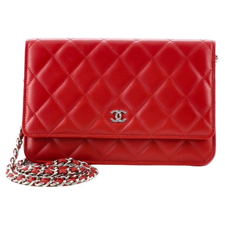 Chanel Wallet on Chain Quilted Lambskin For Sale at 1stDibs