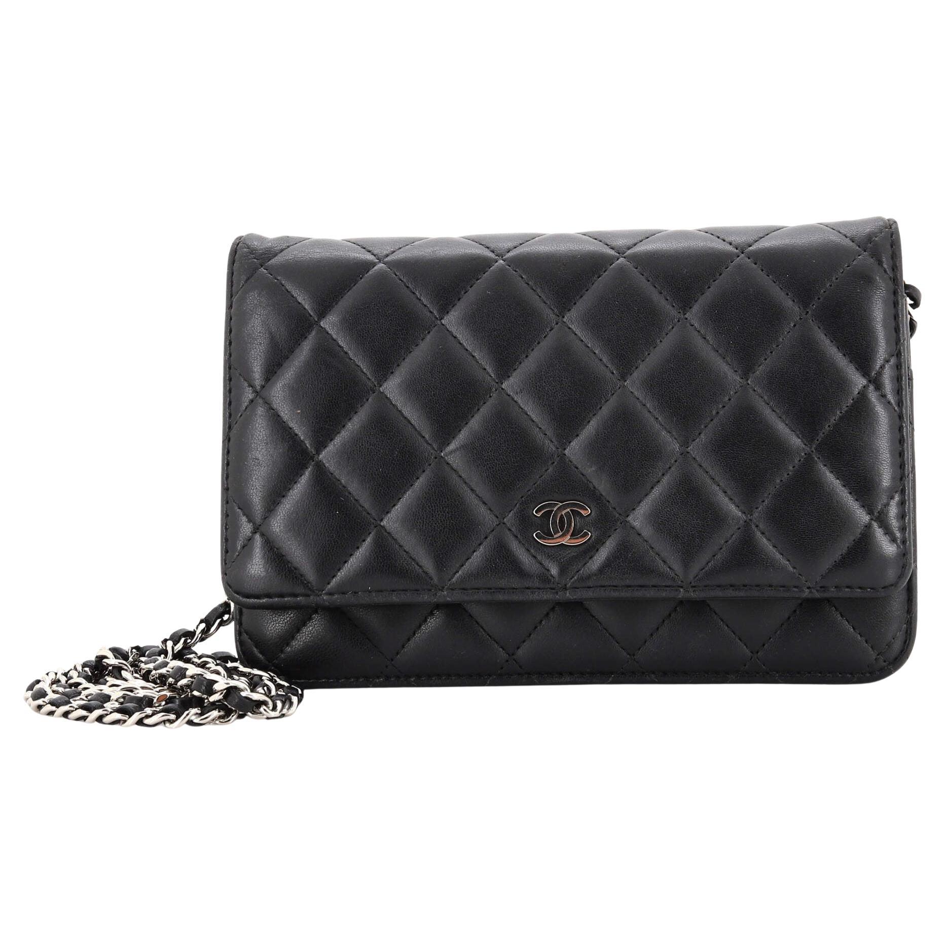 Chanel Wallet on Chain Quilted Lambskin For Sale at 1stDibs
