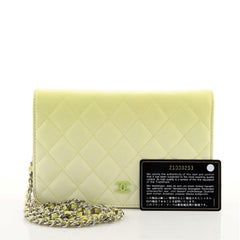 Chanel Wallet on Chain Gestepptes Ombré-Lammleder