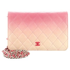 Chanel Wallet on Chain Quilted Ombre Lambskin