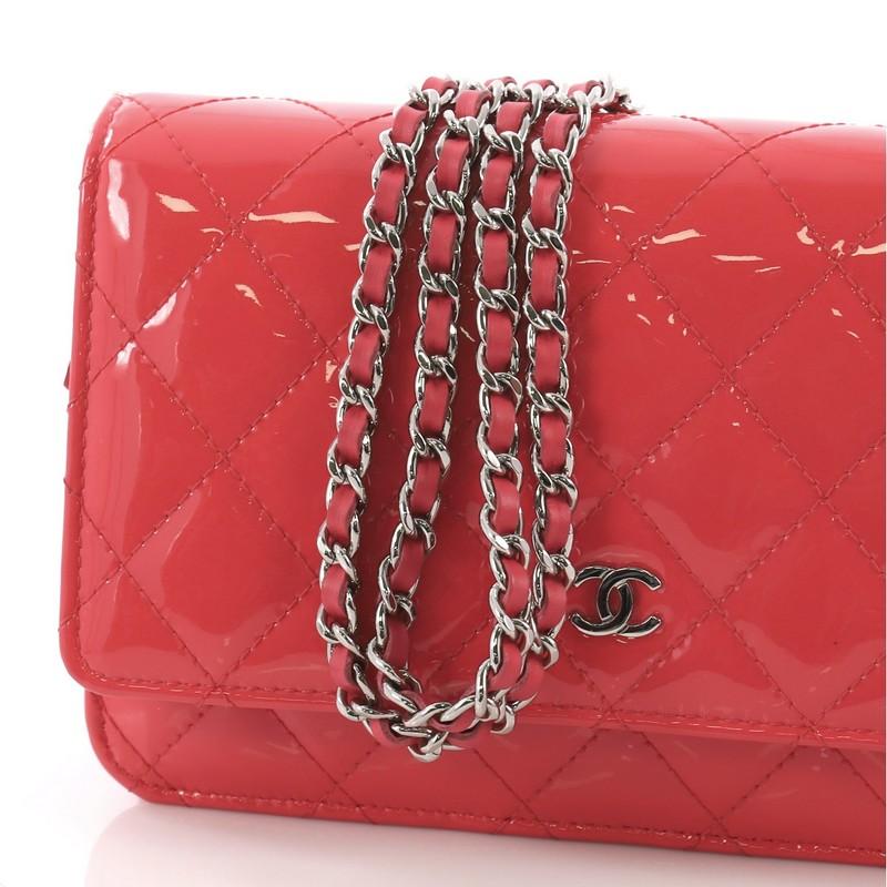 Chanel Wallet on Chain Quilted Patent 2