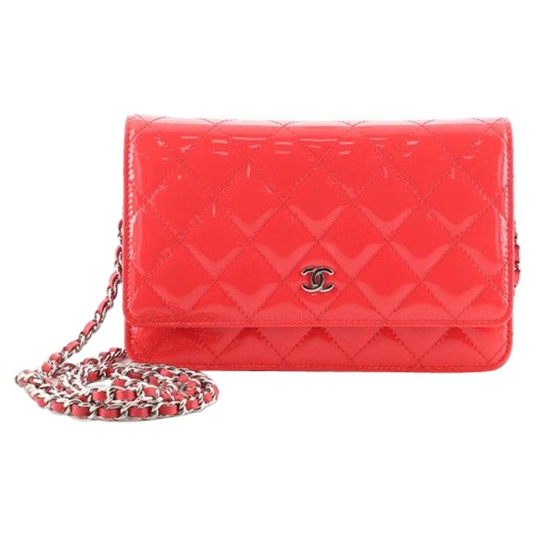Chanel Wallet on Chain Quilted Patent
