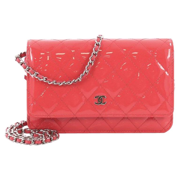 Chanel Wallet on Chain Quilted Patent at 1stDibs