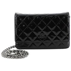 Chanel Wallet On Chain Quilted Patent 