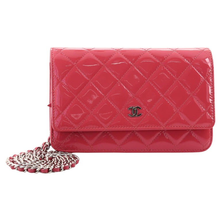 Chanel Wallet on Chain Quilted Patent at 1stDibs