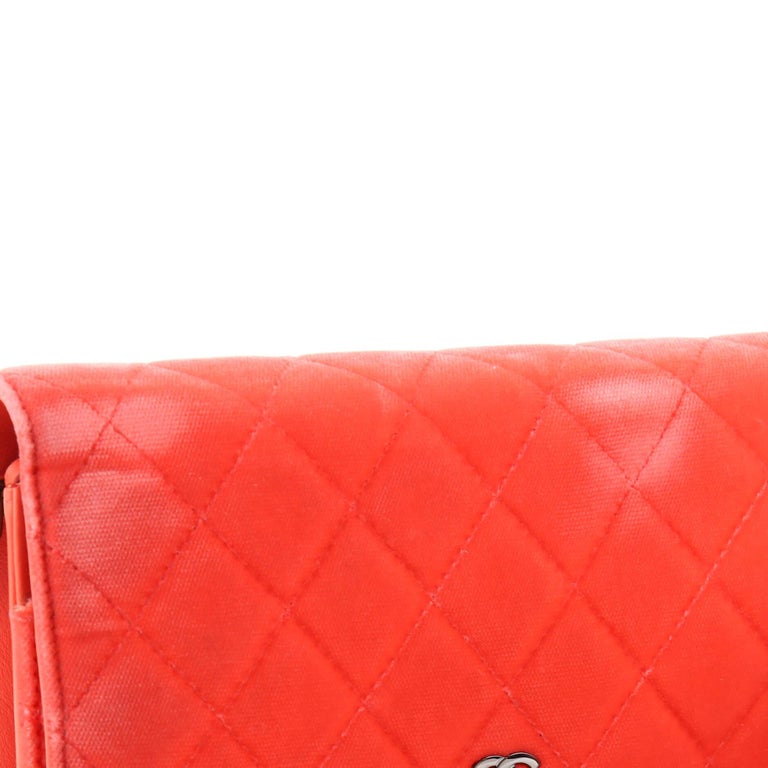 Chanel Wallet on Chain Quilted Velvet For Sale at 1stDibs
