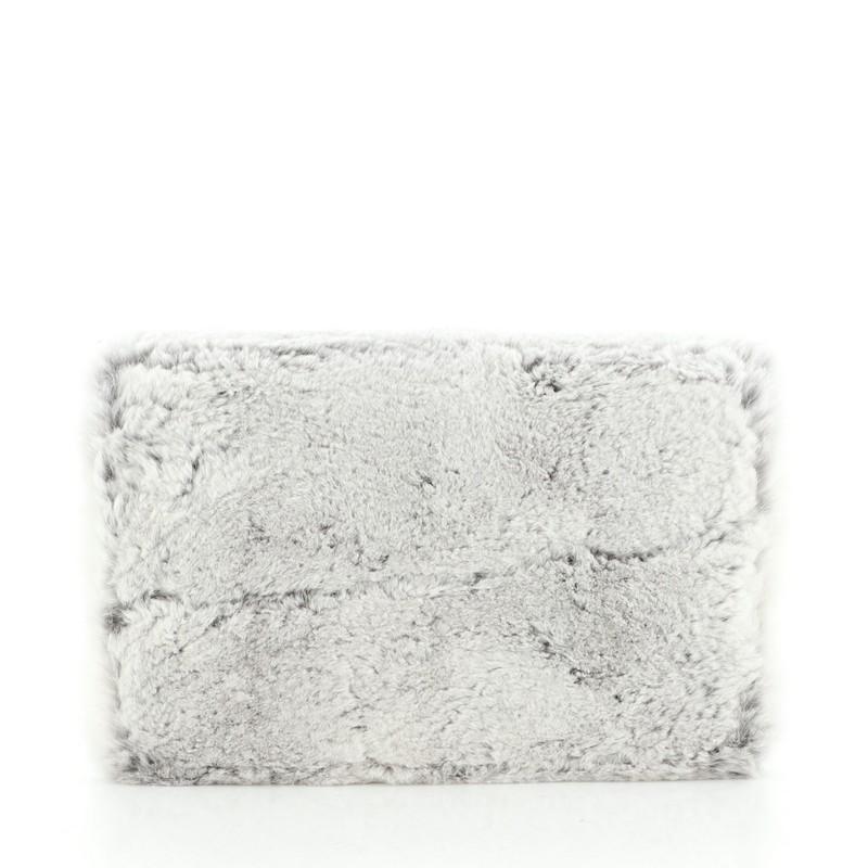 Chanel Wallet on Chain Rex Rabbit Fur In Good Condition In NY, NY