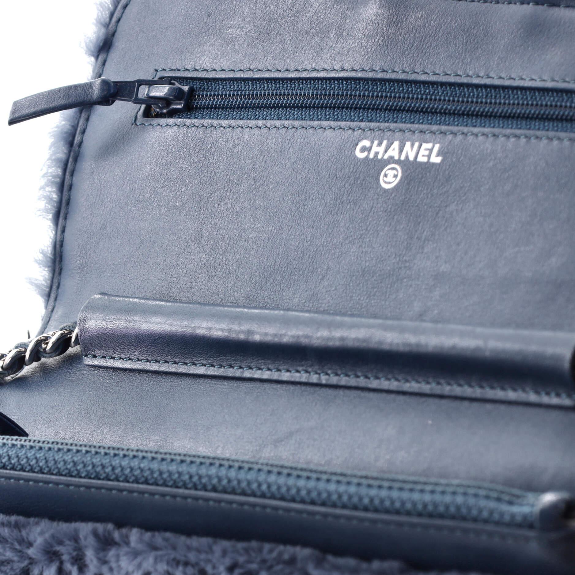 Chanel Wallet on Chain Rex Rabbit Fur 1