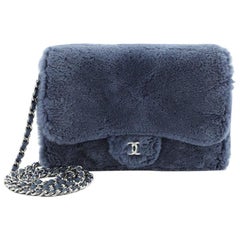 Chanel Wallet on Chain Rex Rabbit Fur