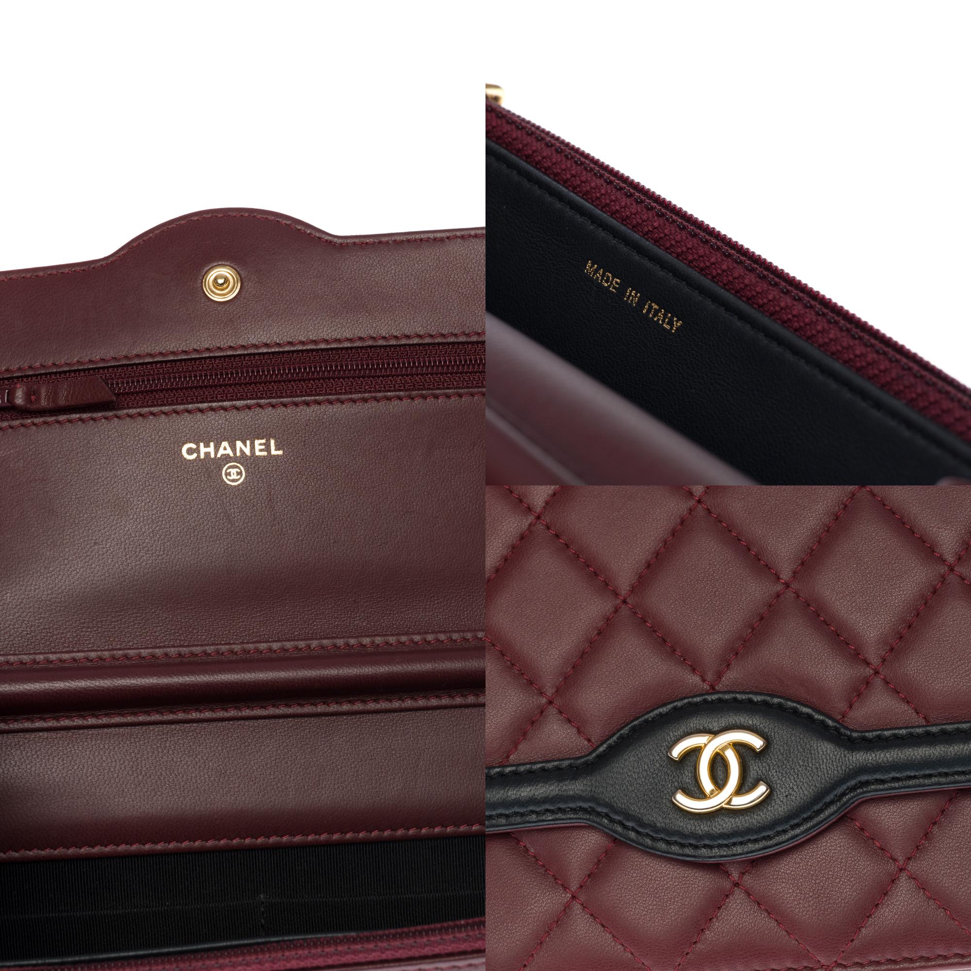 chanel wallet brown