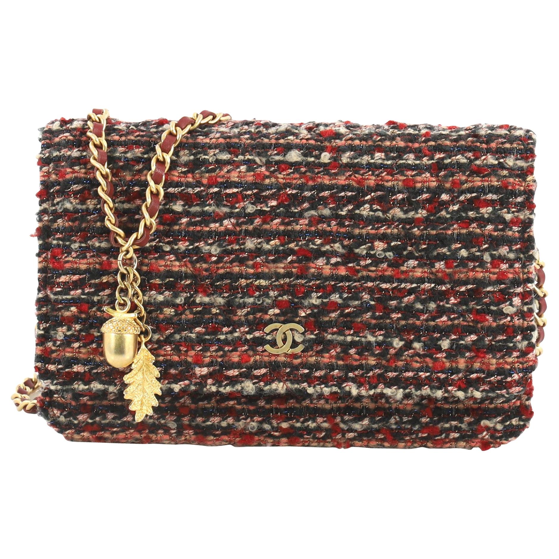 Chanel Wallet on Chain Tweed