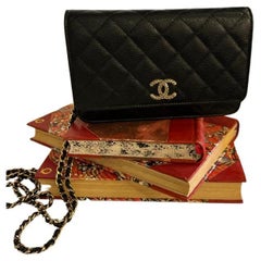 CHANEL-Coco-Mark-Caviar-Skin-Chain-Wallet-WOC-Black-A48654 – dct-ep_vintage  luxury Store
